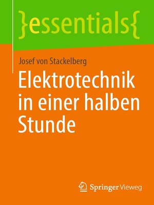 cover image of Elektrotechnik in einer halben Stunde